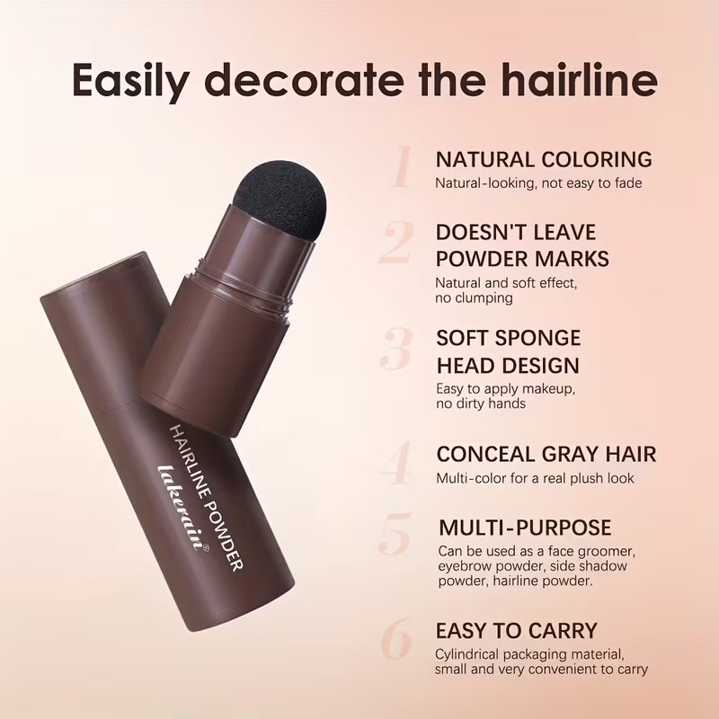 Lakerain Hairline Powder Stick – Instant Root Touch-Up & Waterproof Full Coverage