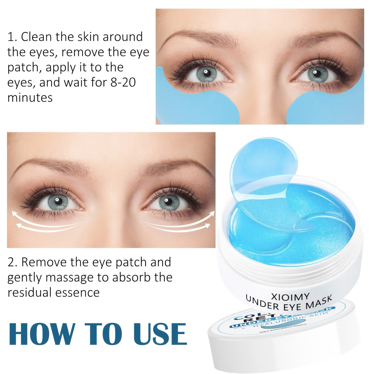 Collagen & Retinol Eye Renewal Patches (60pcs)