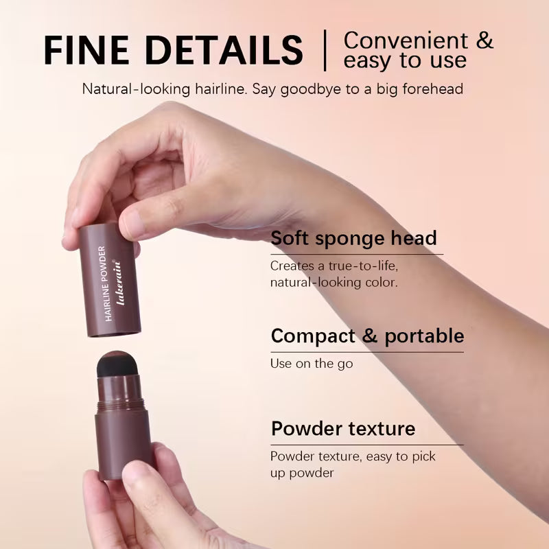 Lakerain Hairline Powder Stick – Instant Root Touch-Up & Waterproof Full Coverage